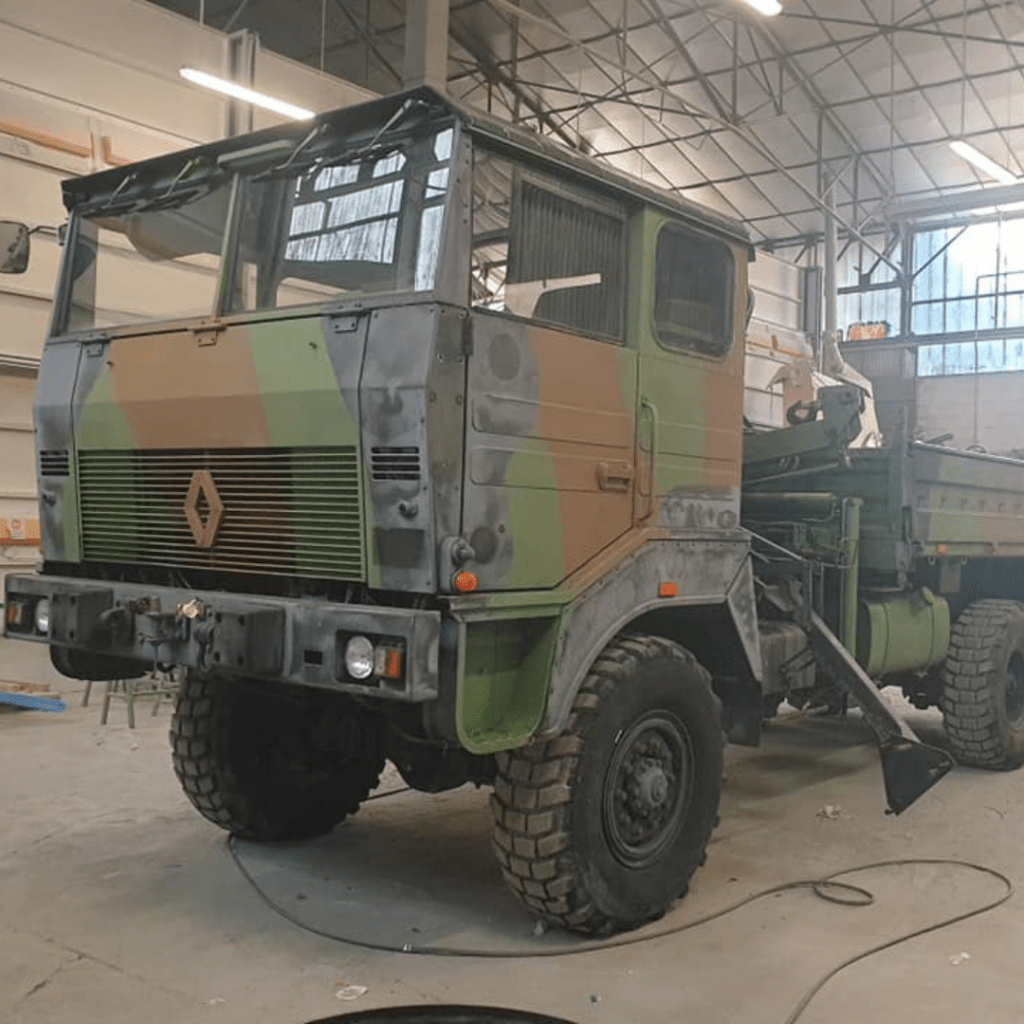 Peinture camion militaire